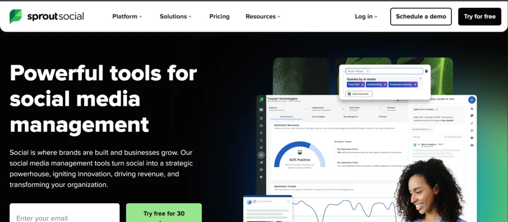 SMO Tool - Sprout Social

