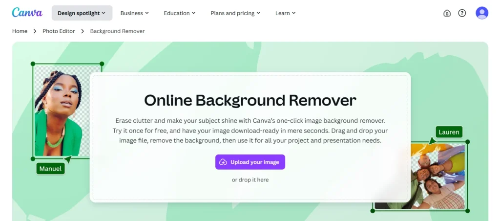 Clipping Software - Canva Pro

