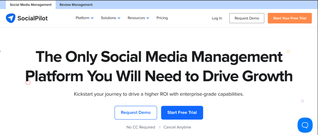 SMO Tool - SocialPilot

