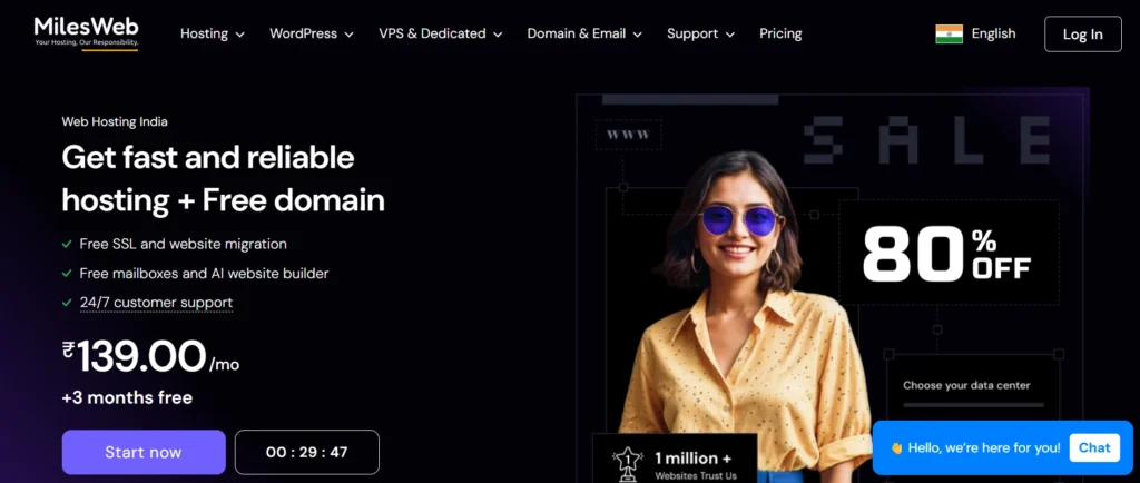 PHP Hosting Provider - MilesWeb
