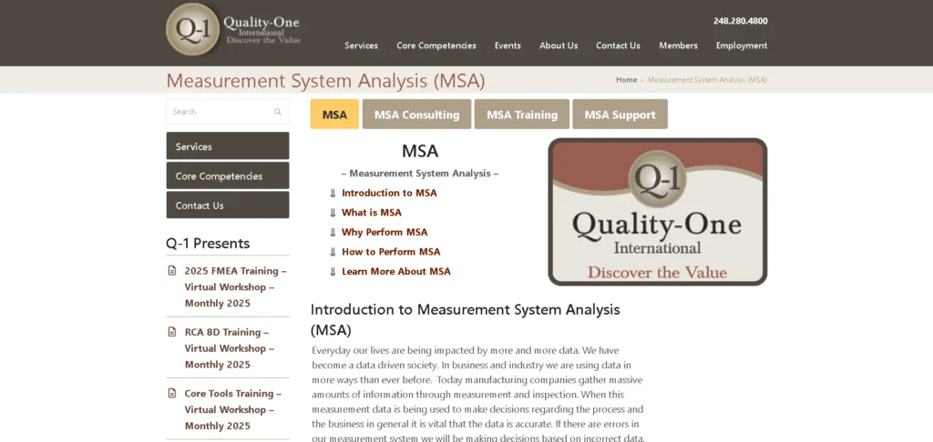Measurement System Analysis (MSA)-Quality Core Tools 