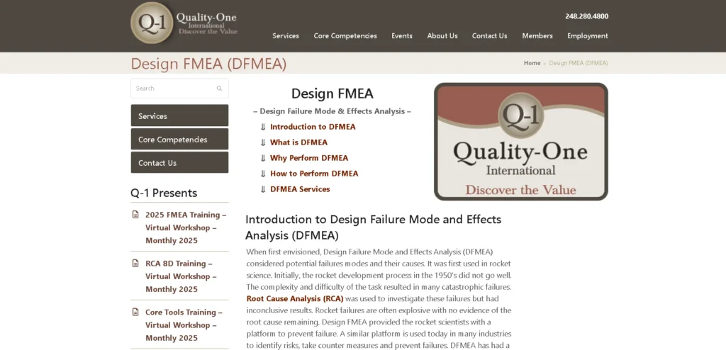  Design Failure Mode and Effects Analysis (DFMEA)-Quality Core Tools 