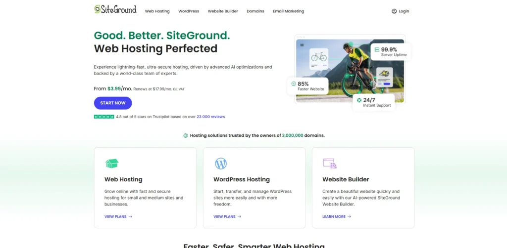 Reseller Hosting Provider - SiteGround