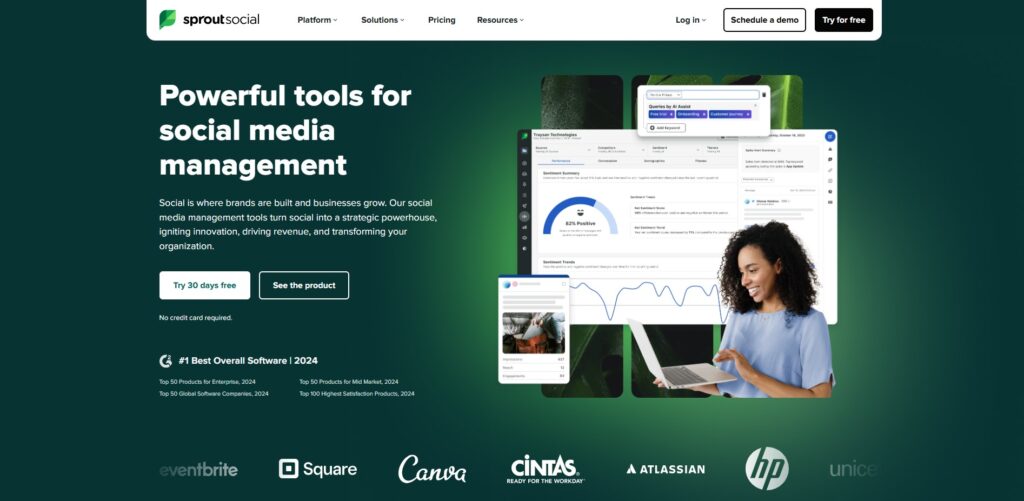 Sprout Social-Social media analytics tools