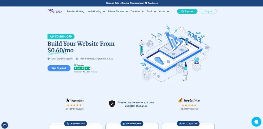 Reseller Hosting Provider - Verpex