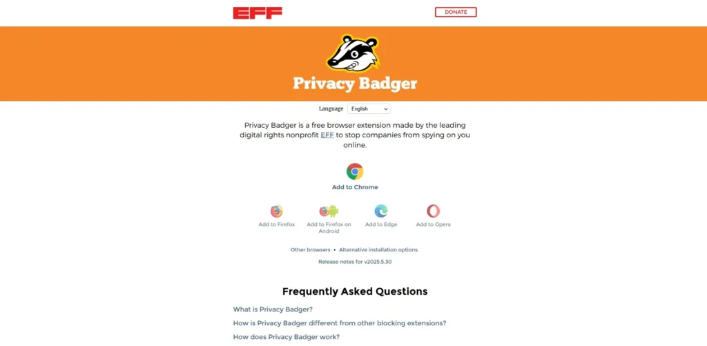 Privacy Badger-Best Ad Blockers for Chrome
