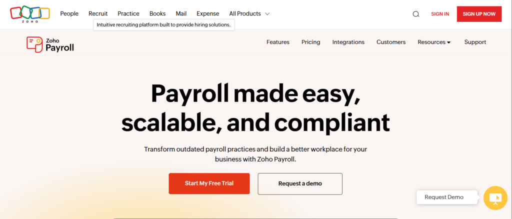 Attendance Tracking Software - Zoho People