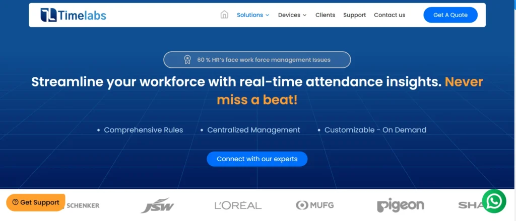 Attendance Tracking Software - Timelabs