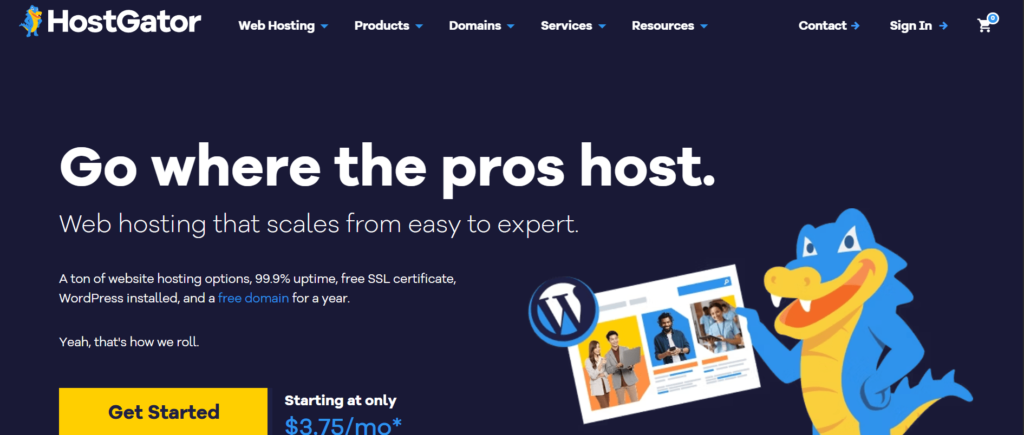 Hosting Provider – HostGator

