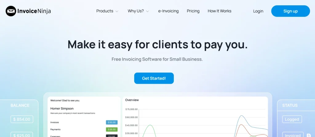 Invoicing Software for Small Businesses – Invoice Ninja


