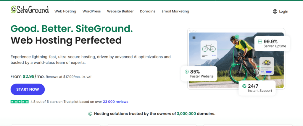 Hosting Provider – SiteGround

