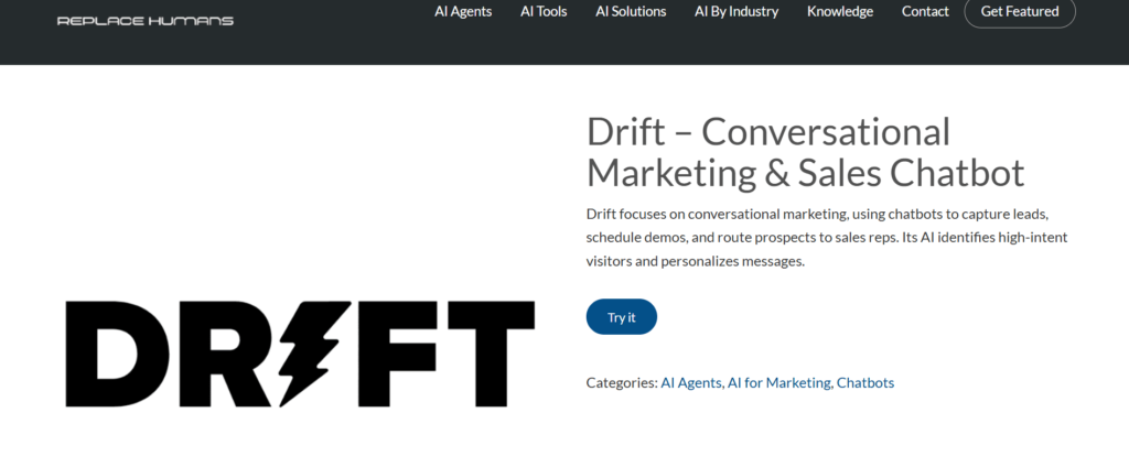 AI Agents for E-commerce - Drift
