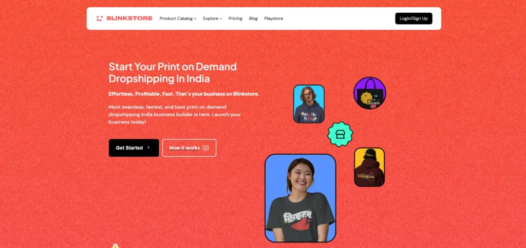 Print-on-Demand Website in India - Blinkstore