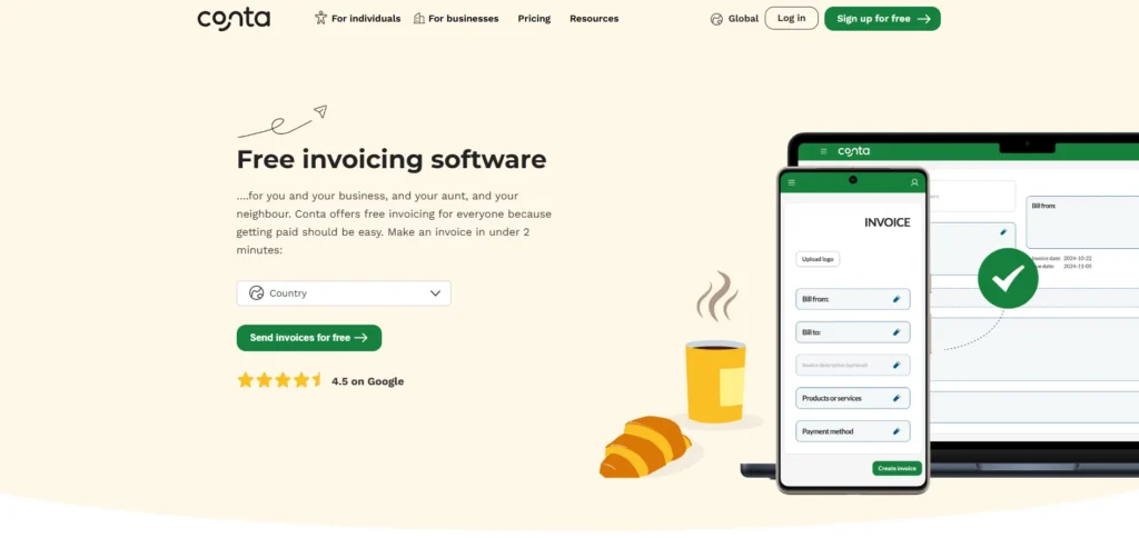 Software for Small Businesses - Conta