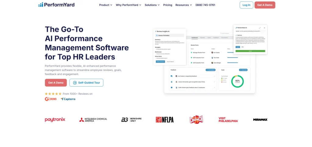 360 Degree Feedback Software - PerformYard