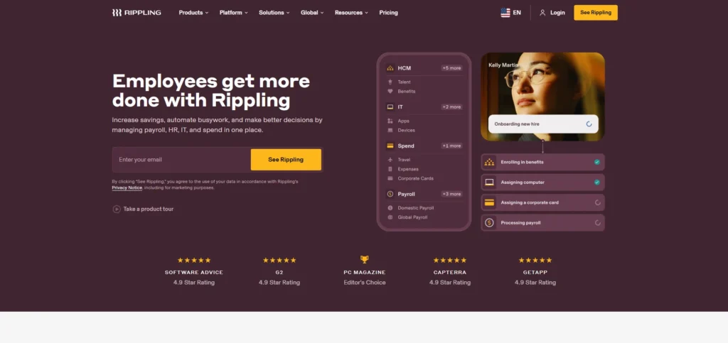 Benefits Administration Software -Rippling