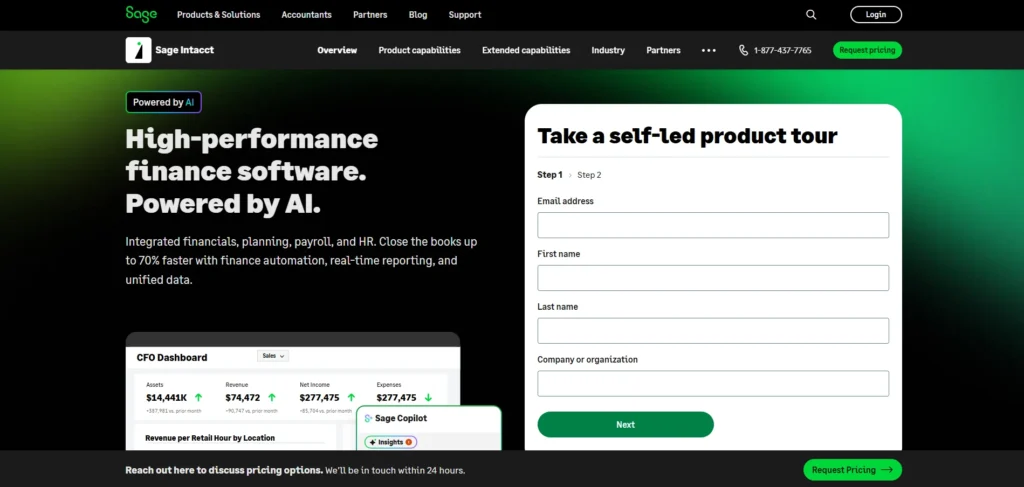 Software for Small Businesses - Sage Intacct