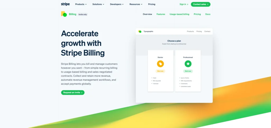 Software for Small Businesses - Stripe Billing