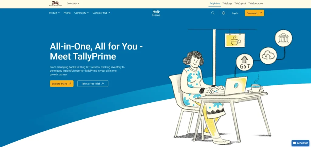 Software for Small Businesses - Tally Solutions (TallyPrime)