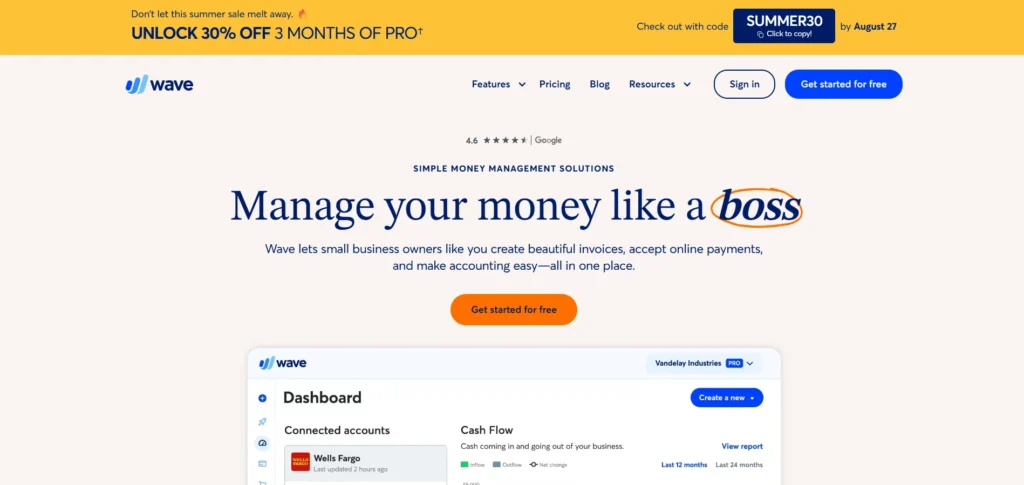 Software for Small Businesses - Wave