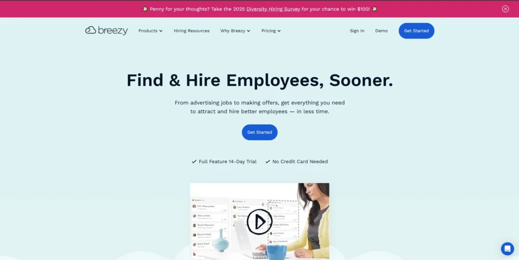 Breezy HR-Recruiting Automation Software