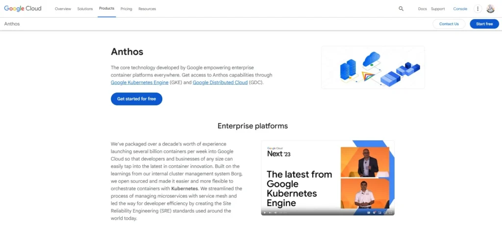 Google Anthos-Cloud Management Platforms
