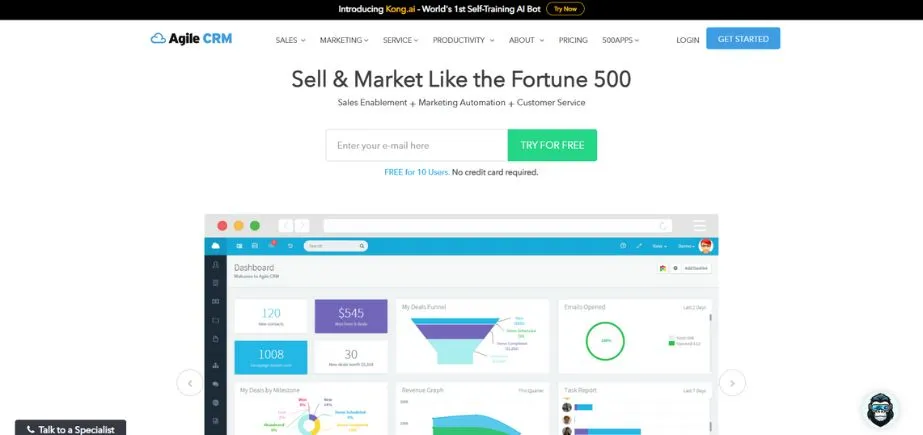 Agile CRM - Best CRM Software With Texting