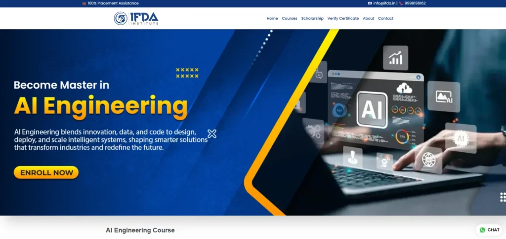 Artificial Intelligence Course — IFDA Institute, Delhi