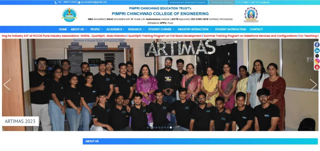B.Tech Artificial Intelligence & Machine Learning — Pimpri Chinchwad College of Engineering (PCCOE), Pune