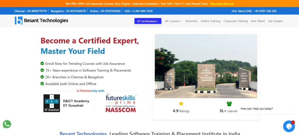 Besant Technologies-AI Courses in Mumbai 