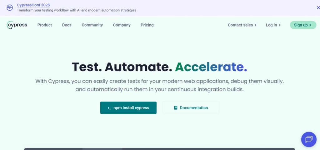 Best Automation Testing Tools: Cypress