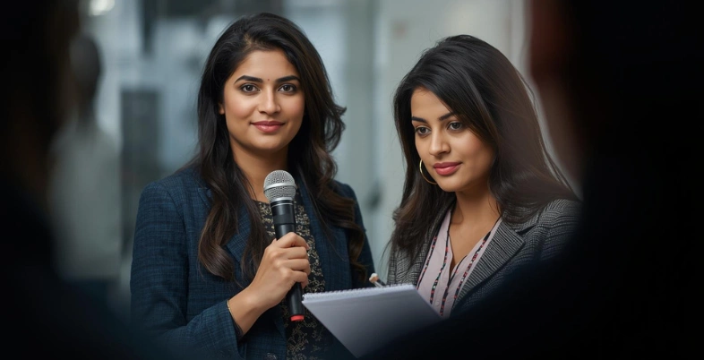 Best Career Options for Girls: Mass Communication Expert and Journalist.