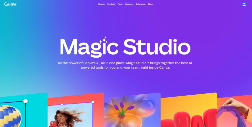 Canva (AI Magic Studio)-Artificial Intelligence Software