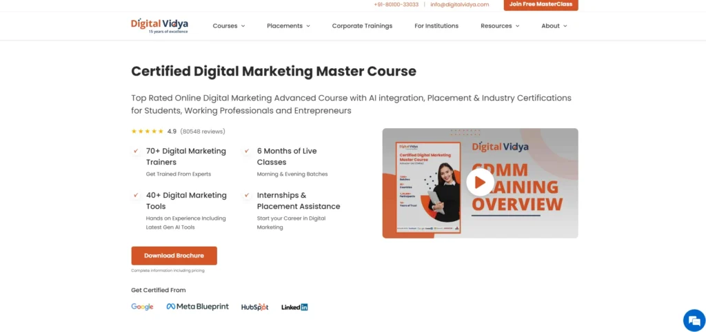 Certificate Programme in Digital Marketing with AI — AIMA & Digital Vidya