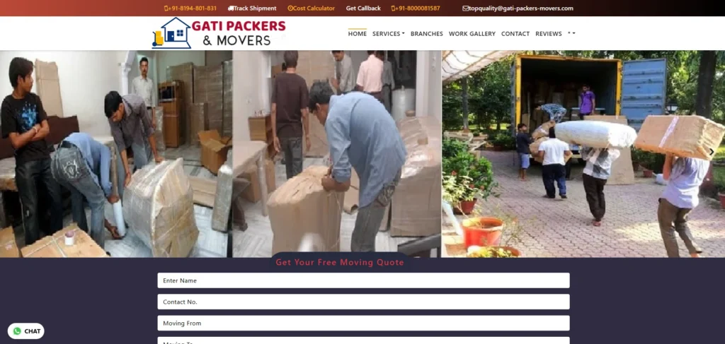 Packers and Movers in Bhopal - Fast Gati Packers & Movers 