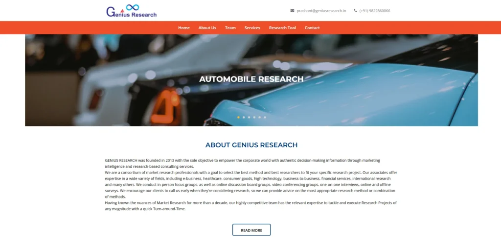 Market Research Company in Pune - Genius Research