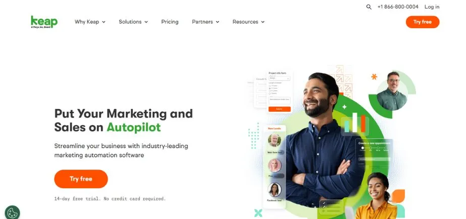 Keap - Best CRM Software With Texting
