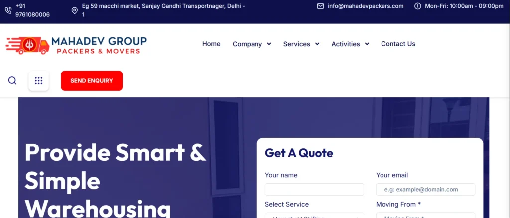 Packers and Movers in Dehradun - Mahadev Transport Packers And Movers