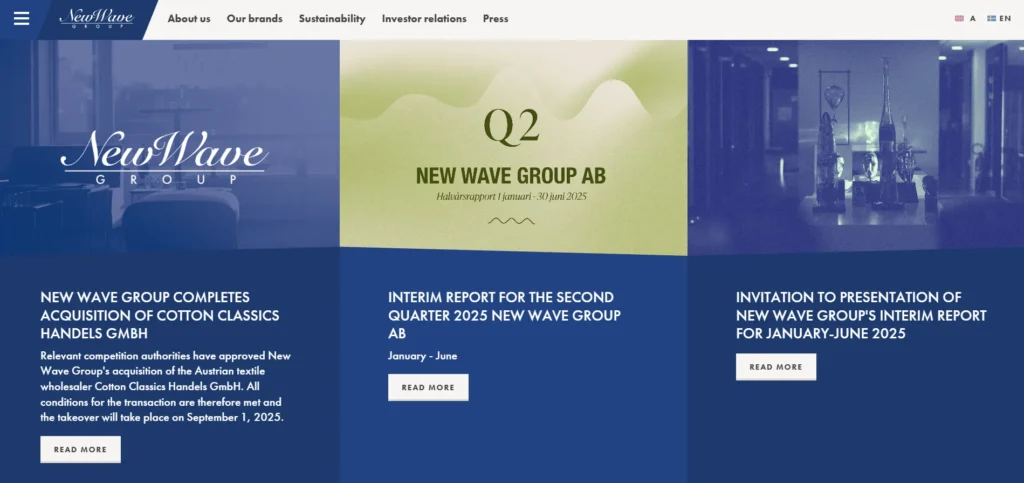 Textile Company in Bangalore - New Wave Group
