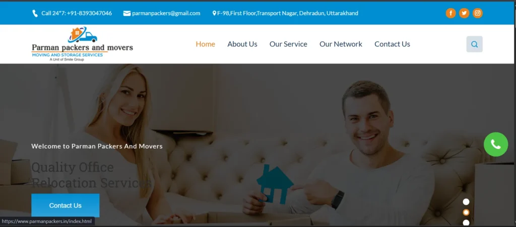 Packers and Movers in Dehradun - Parman Packers and Movers