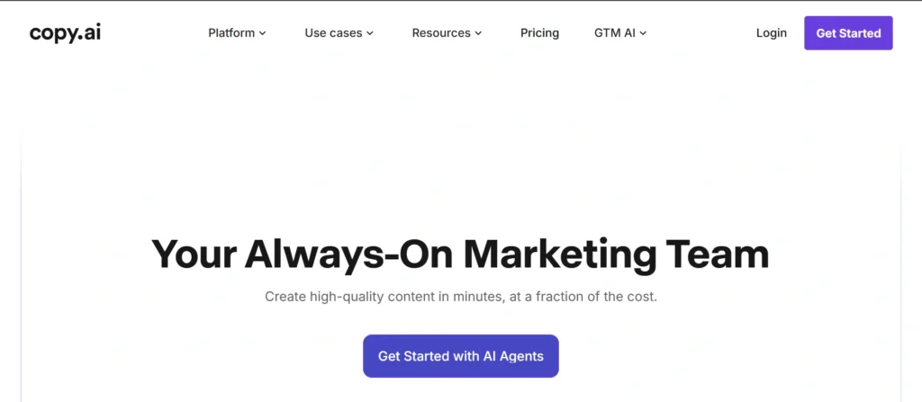 AI Letter Writing: Copy.ai