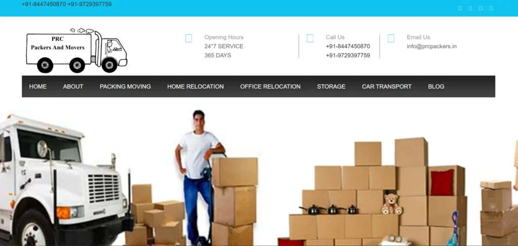 Best Packers and Movers in Indore: PRC Packers and Movers