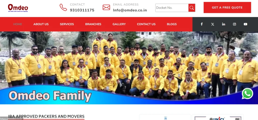 Best Packers and Movers in Indore: Omdeo Packers and Movers