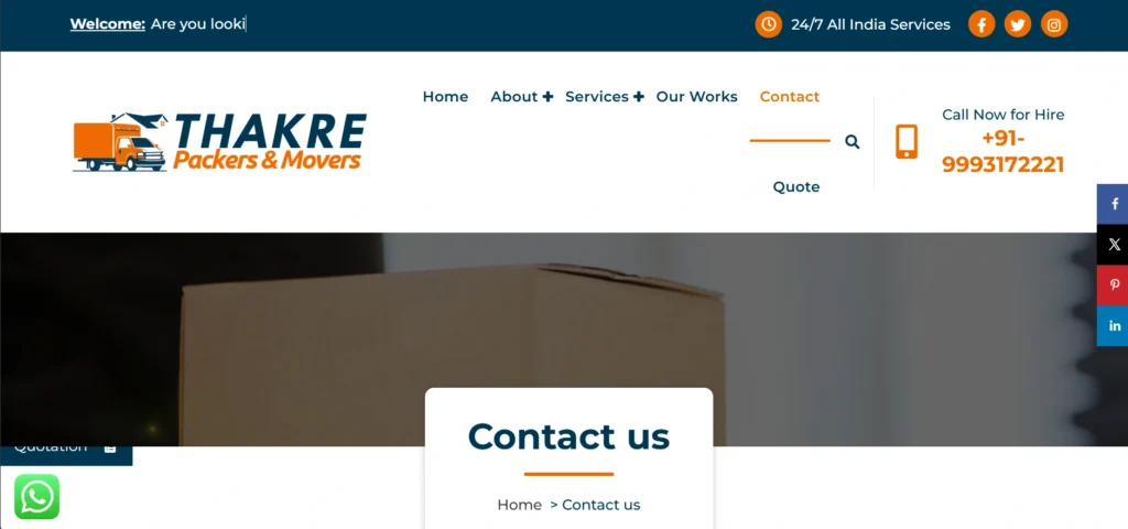 Best Packers and Movers in Indore: Thakre Packers and Movers
