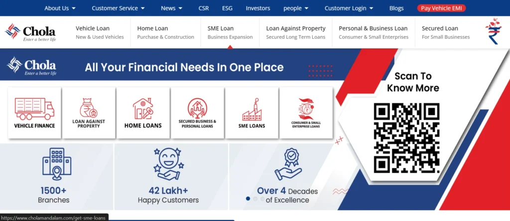 Finance Companies in Chennai: Chol