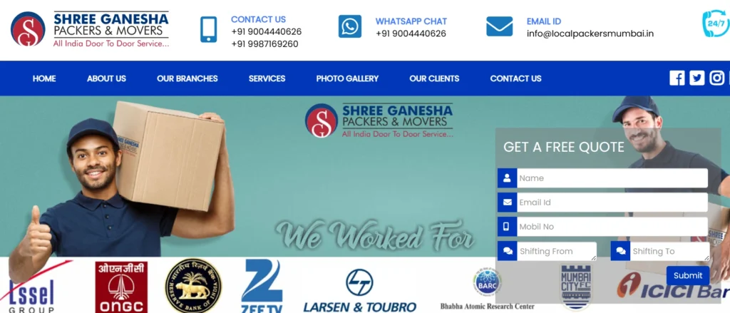 Best Packers and Movers in Mumbai: Shree Ganesh Packers and Movers