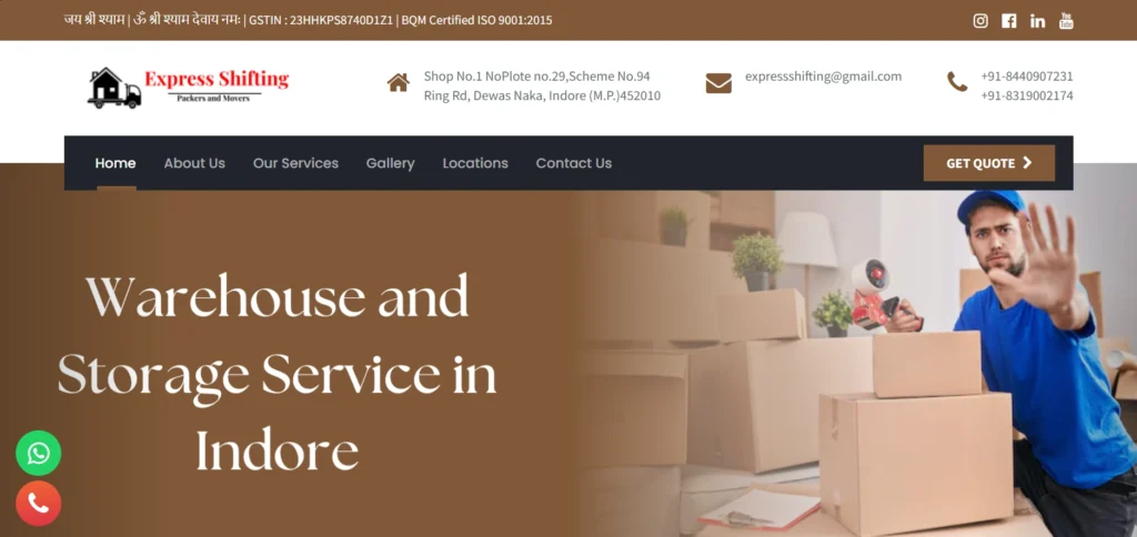 Best Packers and Movers in Indore: Express Shifting Packers & Movers