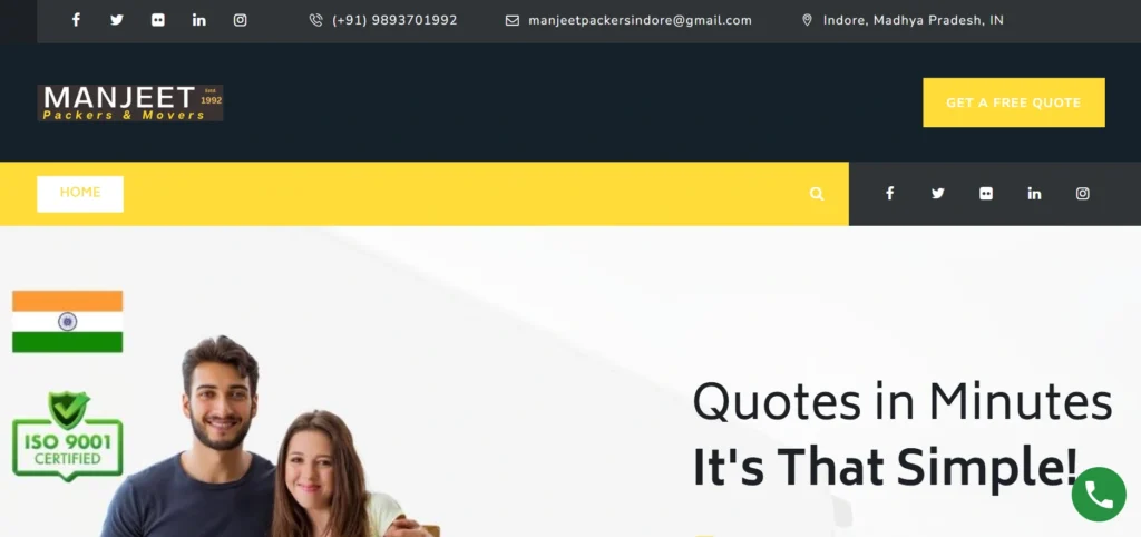 Best Packers and Movers in Indore: Manjeet Packers and Movers