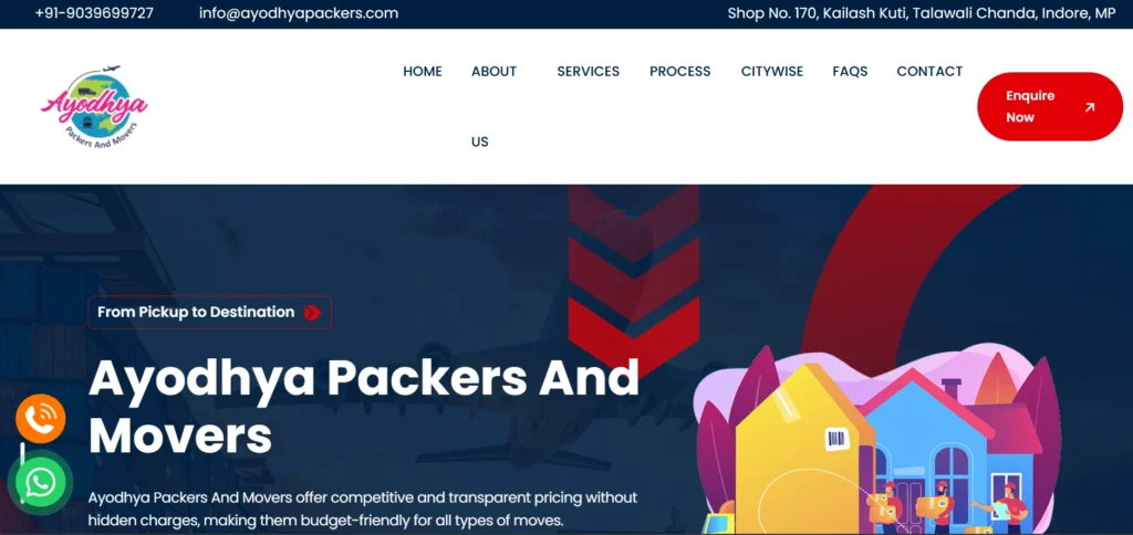 Best Packers and Movers in Indore: Ayodhya Packers and Movers