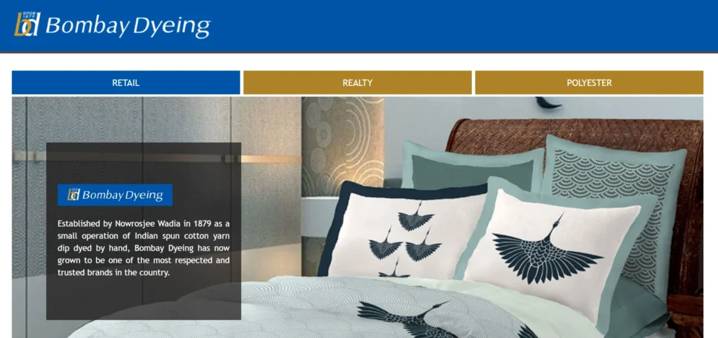 Top Textile Companies in India: Bombay Dyeing & Manufacturing Co. Ltd